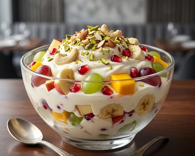 Best Fruit Cream dessert in Edmonton, AB at Ambala Chaat House