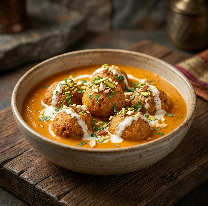 Creamy malai kofta at Ambala Chaat House in Edmonton, AB