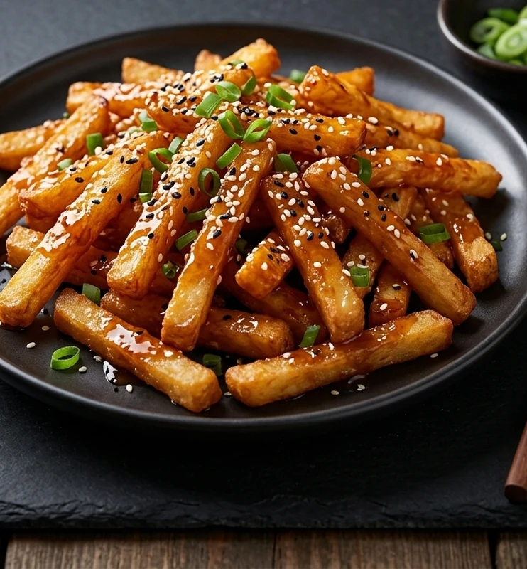 Masala fries tossed in chaat masala at Ambala Chaat House in Edmonton, AB